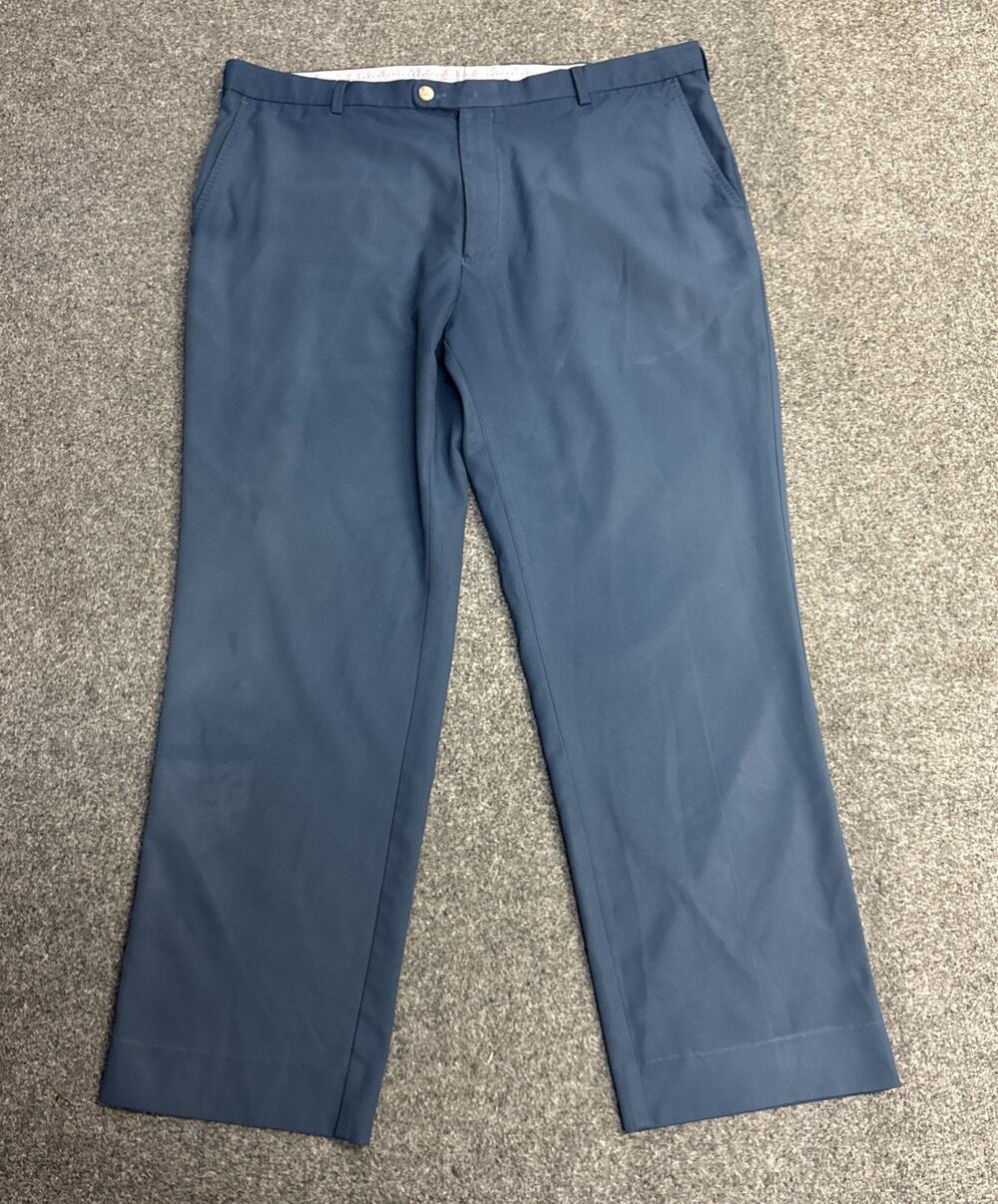 Peter Millar Wicking Pants Men's 40 Blue Check Crown Golf Performance